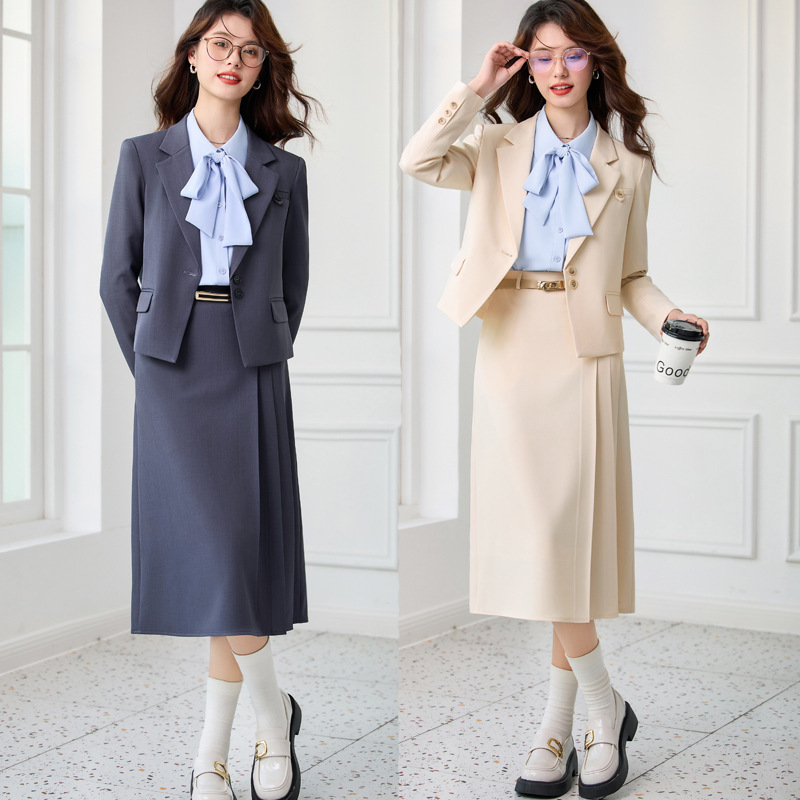 Women'S Formal Wear Petite - Серый женский костюм для весны и