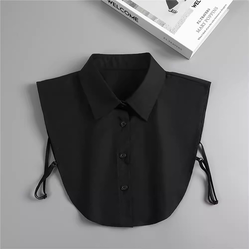 Women Formal Wear With Tie - Удобный съемный воротник-поло, деловой съемный воротник