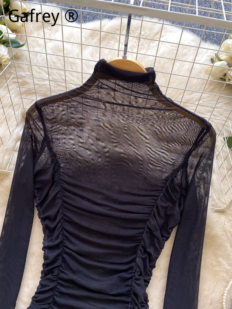 Сексуальный серый сетчатый бод – обзор и цена Turtleneck Bodysuit Office