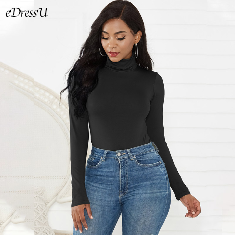 Женский боди с высоким воротом – обзор и цена Turtleneck Bodysuit Office