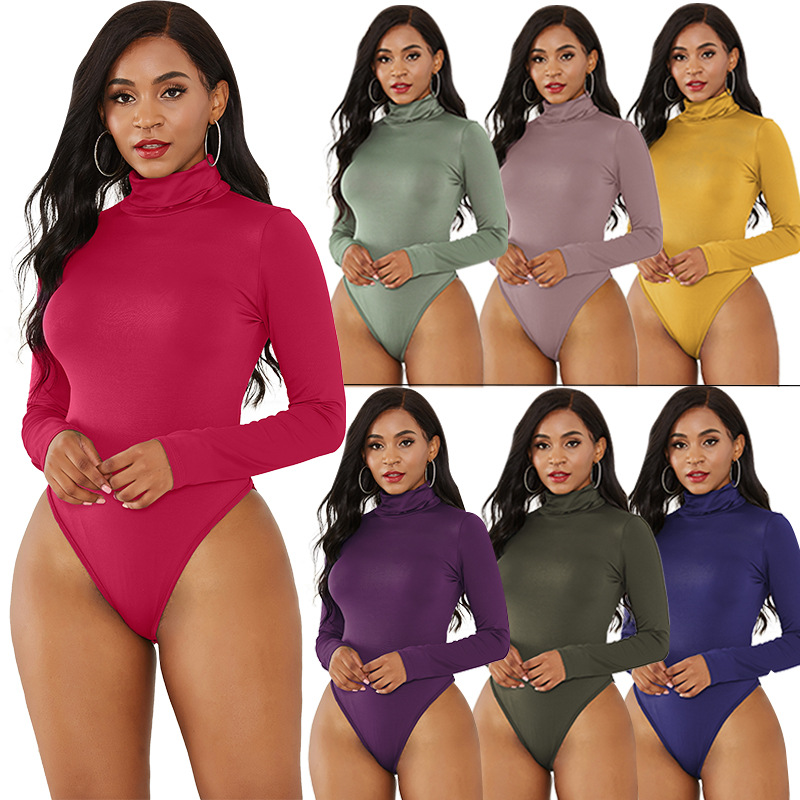 Женский боди с высоким воротом – обзор и цена Turtleneck Bodysuit Office