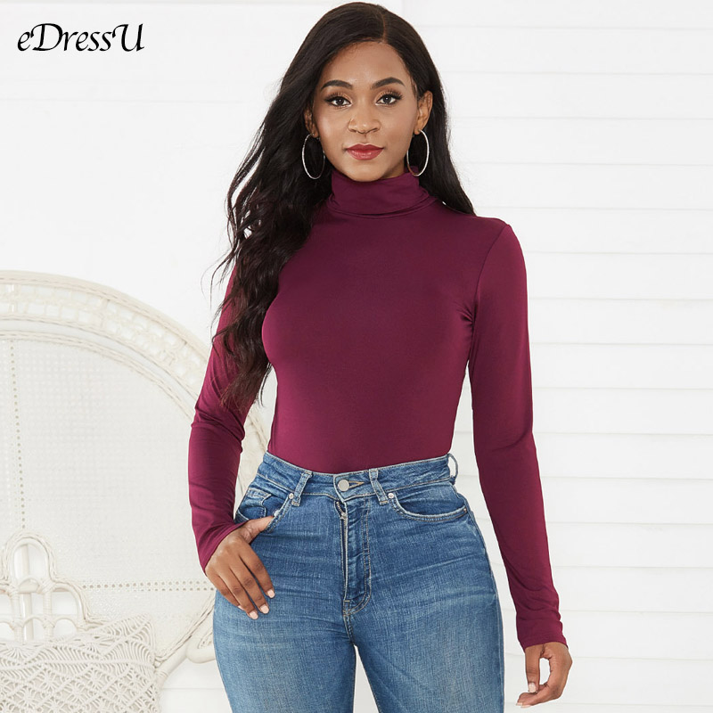 Женский боди с высоким воротом – обзор и цена Turtleneck Bodysuit Office