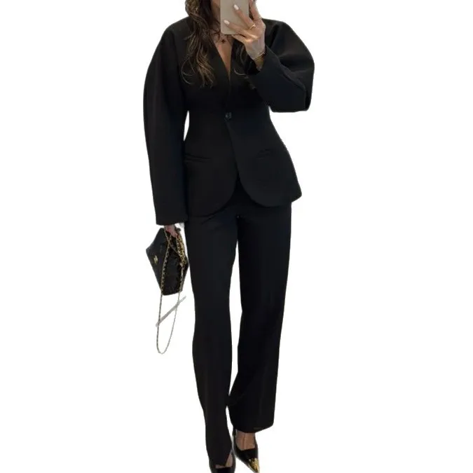 Новый женский черный брючный к – обзор и цена Women Formal Wear With Tie