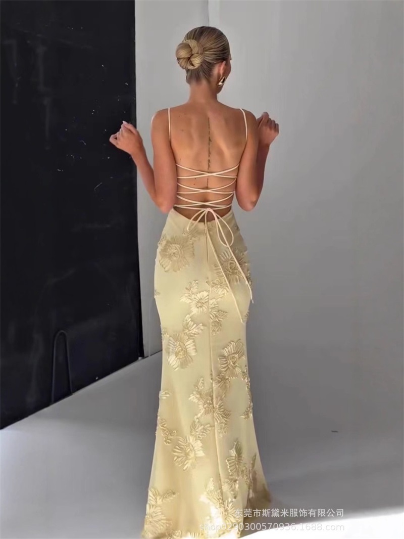 Желтое женское платье для выпу – обзор и цена Women'S Holiday Formal Wear