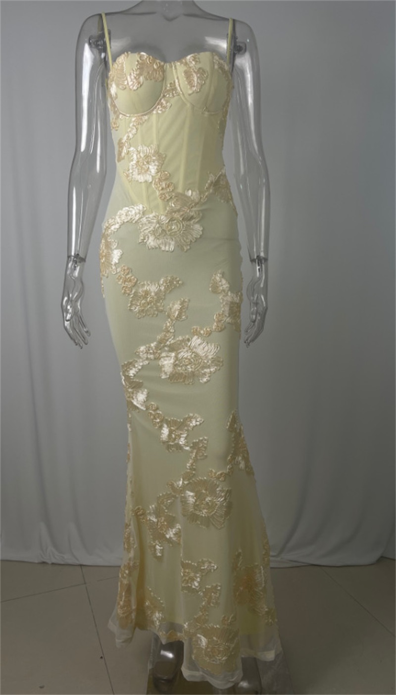 Желтое женское платье для выпу – обзор и цена Women'S Holiday Formal Wear